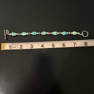 Turquoise bracelet made with love
